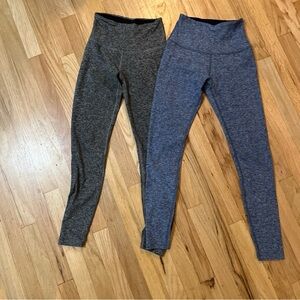 Beyond Yoga Charcoal and Denim Leggings